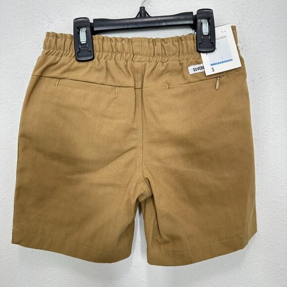 Sovereign Code Toddler Boys Brown Tan Khaki Pull On Shorts Casual Summer NWT - Picture 5 of 8